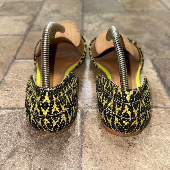 J. Crew Yellow and Black Patterned Flats - Picture 4 of 7